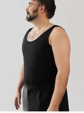 Mens 2 Pack Shaperluv Tank Top Size L NWT